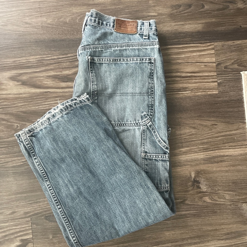 Tommy Hilfiger Vintage Light blue Washed Loose Fit Carpenter Jeans